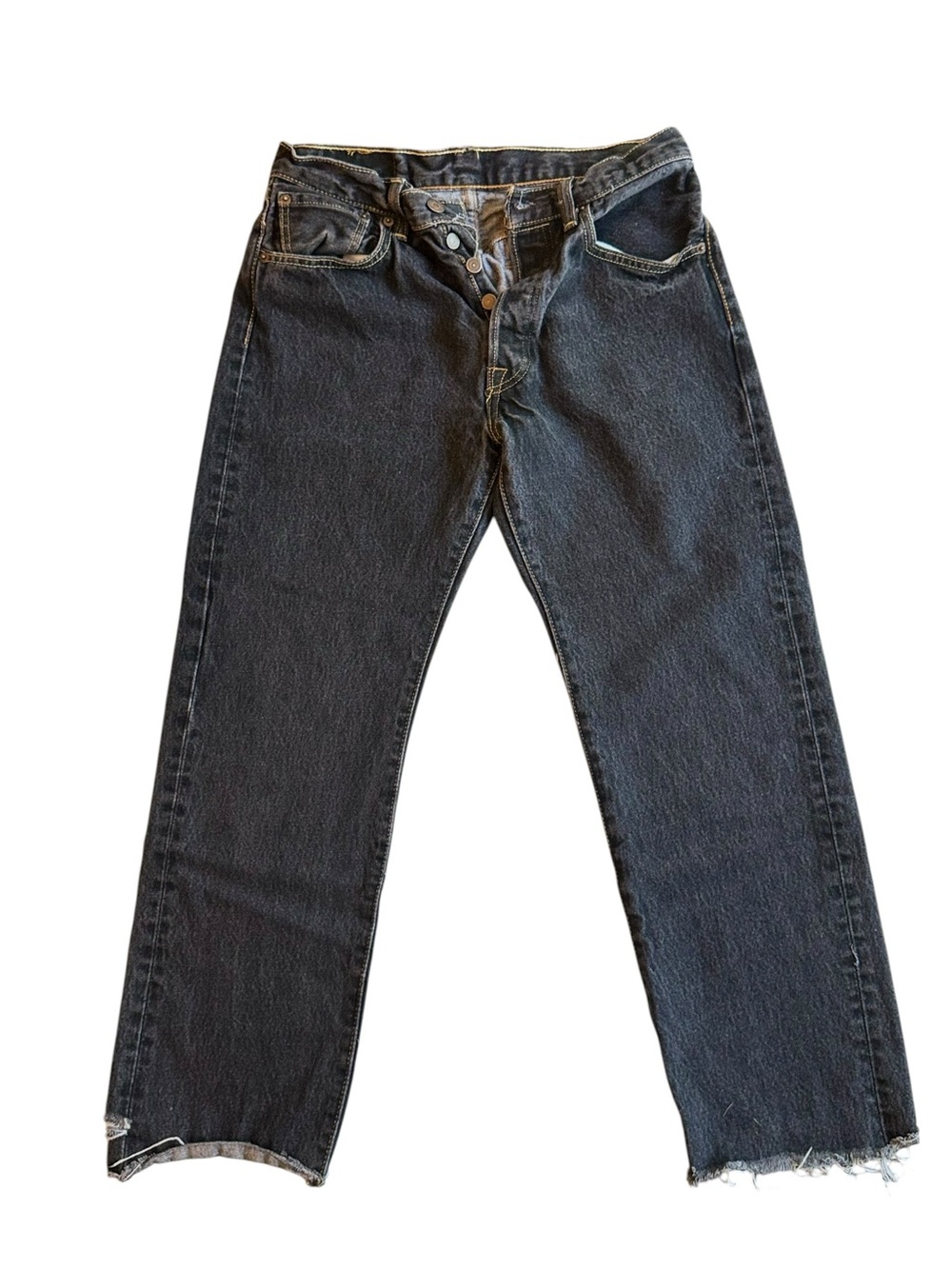 Levi's 501’s Straight Black Denim Jeans